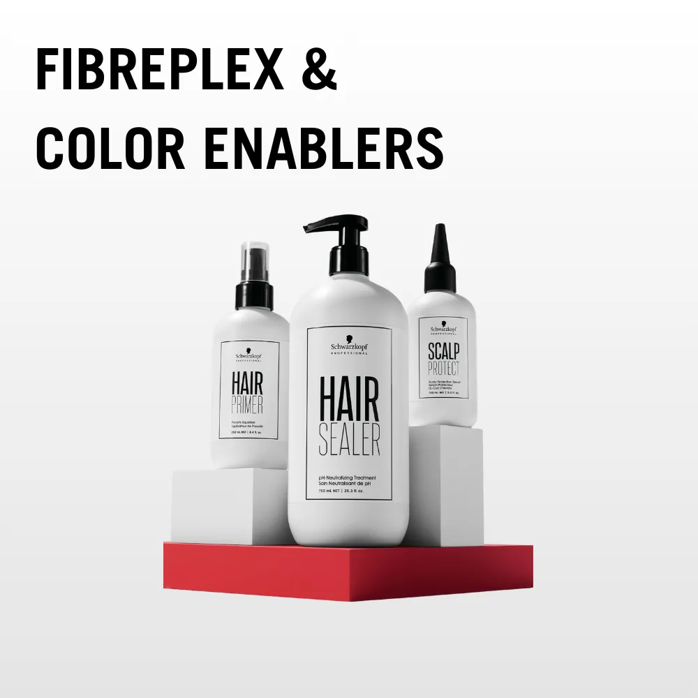 Schwarzkopf FIBREPLEX セット 500mL Schwarzkopf Fibreplex & Color Enablers Online Shop | bellaffair.com
